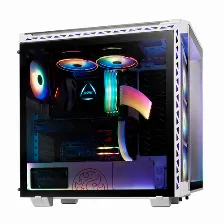 Gabinete Xpg Battlecruiser, Cristal Templado, 4xargb, Blanco