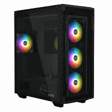Gabinete Gaming Xpg Battlecruiser Ii, Cristal Templado, Ventiladores 4x 120mm, Color Negro