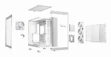 Gabinete Be Quiet! Light Base 600 Lx White Midi Tower, Psu No, Vent. 1x 120 Mm, Blanco