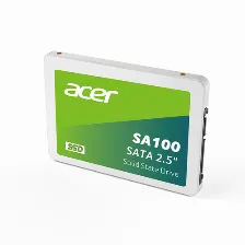 Ssd Acer Sa100 120gb, 2.5 Pulgadas, Serial Ata Iii 6 Gbit/s, Lectura 560 Mb/s, Escritura 500 Mb/s