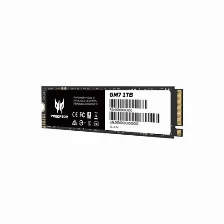 Ssd Predator Gm7 1tb, M.2, Nvme, Pci Express 4.0 Lectura 7200 Mb/s, Escritura 6300 Mb/s
