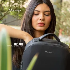 Mochila Vorago Bp-401 Tamano Max 15.6 Pulgadas, Poliester, Negro