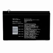 Bateria Steren Br-1207 Sealed Lead Acid (vrla), 12 V, 7000 Mah, Negro