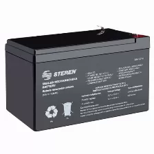 Bateria Steren Br-1212 Sealed Lead Acid (vrla), 12 V, 12000 Mah, Negro