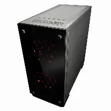 Gabinete Gaming Balam Rush Talos Spectrum, Media Torre, Material Acero, Cristal Templado, Incluye 3 Ventiladores