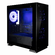Gabinete Gaming Balam Rush Talos Spectrum, Media Torre, Material Acero, Cristal Templado, Incluye 3 Ventiladores
