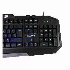 Teclado Gaming Balam Rush Gunfire, Usb 1.8m, Retroiluminacion, 111 Teclas, 13 Teclas Mutimedia, Br-929639