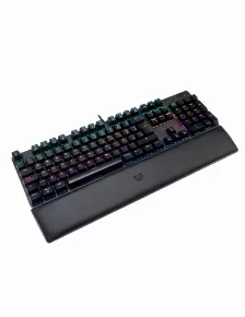 Teclado Balam Rush Br-932691 Alámbrico, Usb, Interruptor De Llave Optomecánica, Led Rgb, Negro