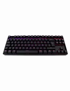 Teclado Mecanico Gaming Balam Rush Dominate Gk560, Rgb, Switch Azul, Retroiluminado, Usb 1.7m, 88 Teclas Programables, Aluminio, Br-932707