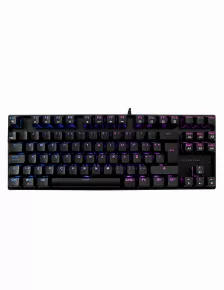 Teclado Mecanico Gaming Balam Rush Dominate Gk560, Rgb, Switch Azul, Retroiluminado, Usb 1.7m, 88 Teclas Programables, Aluminio, Br-932707