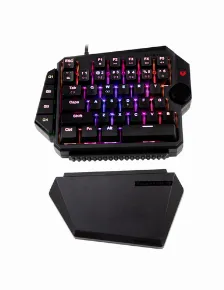 Teclado Mecanico Gaming Balam Rush Dominate Gk540, 39 Teclas, Usb 1.6m, Rgb, Switch Azul, Reposamunecas, Br-932721