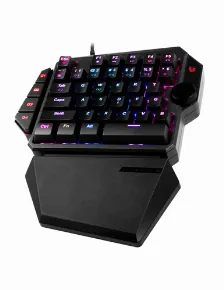 Teclado Mecanico Gaming Balam Rush Dominate Gk540, 39 Teclas, Usb 1.6m, Rgb, Switch Azul, Reposamunecas, Br-932721