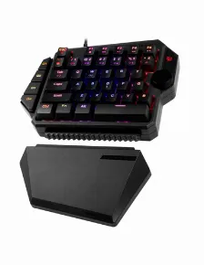 Teclado Mecanico Gaming Balam Rush Dominate Gk540, 39 Teclas, Usb 1.6m, Rgb, Switch Azul, Reposamunecas, Br-932721