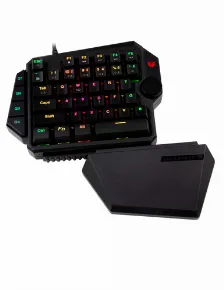 Teclado Mecanico Gaming Balam Rush Dominate Gk540, 39 Teclas, Usb 1.6m, Rgb, Switch Azul, Reposamunecas, Br-932721