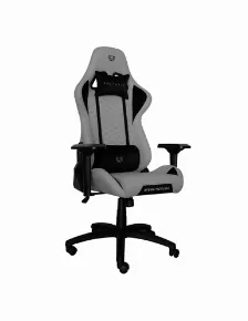 Silla Gamer Balam Rush Br-932844 Asiento Acolchado, Reposa-brazos Si, Peso Máximo 150 Kg, Color Negro, Gris