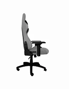 Silla Gamer Balam Rush Br-932844 Asiento Acolchado, Reposa-brazos Si, Peso Máximo 150 Kg, Color Negro, Gris