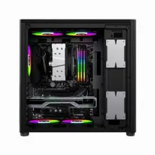 Gabinete Balam Rush Eris Jet Gm985, Midi-tower, Atx/micro-atx/mini-itx, Ventana Cristal Templado, Negro