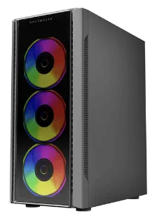 Gabinete Balam Rush Dragonfly Crystal Gm745 Midi Tower, Negro