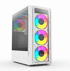 Gabinete Balam Rush Dragonfly Ii Crystal Gm745, Usb 2.0/3.0, 4 Ventiladores Instalados, Blanco