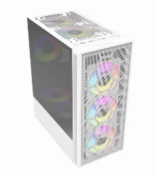 Gabinete Balam Rush Dragonfly Mesh Gm740 Mini Tower, Blanco