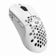Mouse Balam Rush Br-936866 óptico, 7 Botones, 10000 Dpi, Interfaz Rf Inalámbrico + Bluetooth, Color Blanco