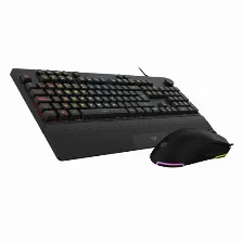 Kit Teclado Y Mouse Gamer Balam Rush Squad Master Pro Ktm777, Alambrico, Usb, Rgb, Negro