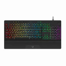 Kit Teclado Y Mouse Gamer Balam Rush Squad Master Pro Ktm777, Alambrico, Usb, Rgb, Negro