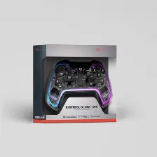Gamepad Balam Rush Kontrol Glow G595 Inalambrico, Bluetooth, Transparente