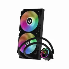 Enfriamiento Liquido Balam Rush Hydrox Pro Hx20, 2x 120mm, 1800 Rpm, Negro