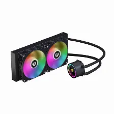 Enfriamiento Liquido Balam Rush Hydrox Pro Hx20, 2x 120mm, 1800 Rpm, Negro