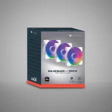 Ventilador Balam Rush Eolox Blaze Ex50kw 12 Cm, 1500 Rpm, Led Azul, Verde, Rojo, Blanco