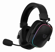 Audifono Gamer Aeon Expert Hs1100 Diadema Color Negro, Bluetooth 5.3 , Aux , Pc , Dispositivos Mobiles , Consolas, Conector Usb , Rgb.