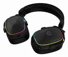 Audifono Gamer Aeon Expert Hs1100 Diadema Color Negro, Bluetooth 5.3 , Aux , Pc , Dispositivos Mobiles , Consolas, Conector Usb , Rgb.