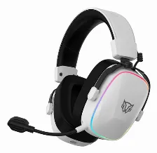 Audifono Gamer Aeon Expert Hs1100 Diadema Color Blanco, Bluetooth 5.3 , Aux , Pc , Dispositivos Mobiles , Consolas, Conector Usb , Rgb.