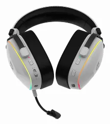Audifono Gamer Aeon Expert Hs1100 Diadema Color Blanco, Bluetooth 5.3 , Aux , Pc , Dispositivos Mobiles , Consolas, Conector Usb , Rgb.