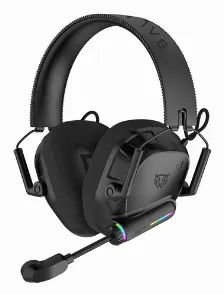 Audifonos Gamer Balam Rush Pilot Pro Hs808 / Diadema Inalambricos / Compatible Pc - Consolas - Dispositivos Moviles / Sonido Envolvente / Recargable / Micro Fijo / Rgb / Bt - Usb / Negro / Br-938587