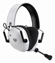 Audifonos Gamer Balam Rush Pilot Pro Hs808 / Diadema Inalambricos / Compatible Pc - Consolas - Dispositivos Moviles / Sonido Envolvente / Recargable / Micro Fijo / Rgb / Bt - Usb / Blanco / Br-938594