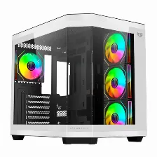 Gabinete Balam Rush Tank Master 9600 Tb Midi Tower, Atx/micro-atx/mini-itx, 4x Ventiladores, Blanco