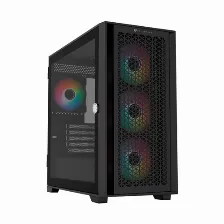 Gabinete Balam Rush Carbono Twin Mate 8000 Midi Tower, Psu No, Vent. 3x 120 Mm, Vent. 1x 120 Mm, Negro.