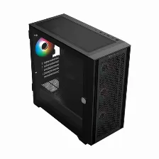 Gabinete Balam Rush Carbono Twin Mate 8000 Midi Tower, Psu No, Vent. 3x 120 Mm, Vent. 1x 120 Mm, Negro.