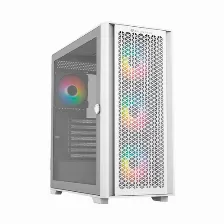 Gabinete Balam Rush Carbono Twin Mate 7000 Midi Tower Atx Micro Atx Mini Itx 4 Ventiladores Blanco