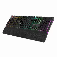 Teclado Gamer Balam Rush Dominate Expert Gk9791 Inalambrico, Bluetooth, Outemu Red, Mecanico, Negro