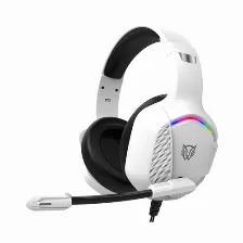 Audífonos Balam Rush Br-941198 Diadema, Alámbrico, 3.5 Mm, Usb, Negro, Blanco