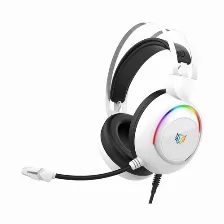 Audífonos Balam Rush Br-941211 Diadema, Alámbrico, 3.5 Mm, Usb, Blanco