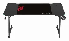 Escritorio Balam Rush Olympus Spot Glow Mrx6000 Forma Rectangular, Tamaño 1400 X 600 Mm, Color Negro