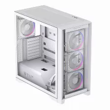Gabinete Gamer Balam Rush Carbono Polar Twin Mate 9900, Media Torre, Atx/micro-atx/mini-itx, 5x Vent., Blanco
