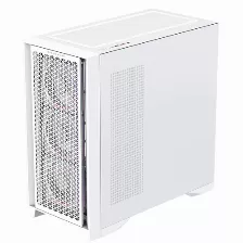 Gabinete Gamer Balam Rush Carbono Polar Twin Mate 9900, Media Torre, Atx/micro-atx/mini-itx, 5x Vent., Blanco