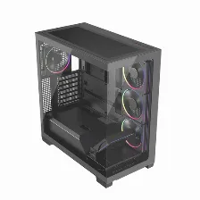 Gabinete Balam Rush Tank Polar 7900 Midi Tower, Psu No, Vent. 1x 120 Mm, Negro