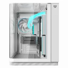 Gabinete Balam Rush Tank Expert Curve 6800 Midi Tower, Vent. 1x 120 Mm, Transparente, Blanco