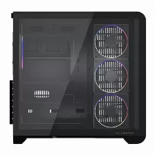 Gabinete Balam Rush Tank Expert Curve 7400 Midi Tower, Atx/micro-atx/mini-itx, 4xventiladores, Negro
